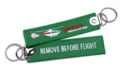 Remove Before Flight - Keyring - Green