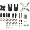 Scale Tail Rotor Fittings Set 4-blade -Vario Helicopter Store 102180 0