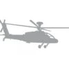 Car Sticker Apache Silver 2 Car Sticker Apache Silver -Vario Helicopter Store 102640 0
