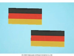 German Flag Small Set (sticker+transfer)