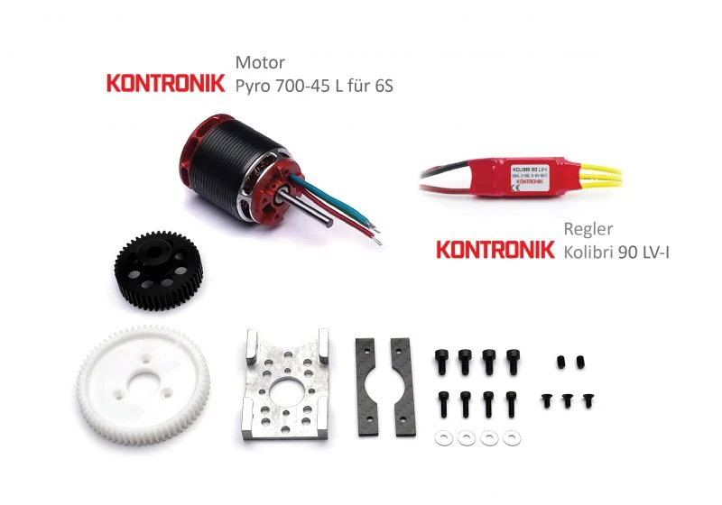 Brushless Motor / Controller Set For Silence 6S 3 Brushless Motor / Controller Set For Silence 6S
