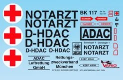 Decal Sheet NOTARZT