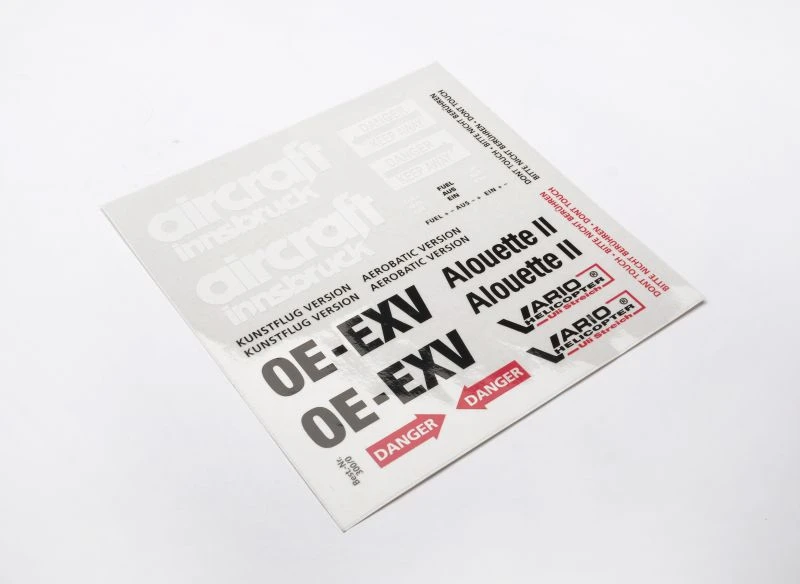 Decal Sheet Alouette II 3 Decal Sheet Alouette II