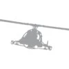 Car Sticker AIRWOLF Silver -Vario Helicopter Store 32755 0