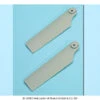 Tail Rotor Blades 102 Mm, Grey 1 Tail Rotor Blades 102 Mm, Grey -Vario Helicopter Store 34 7 0