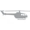 Car Sticker BO 105 Silver -Vario Helicopter Store 36831 0