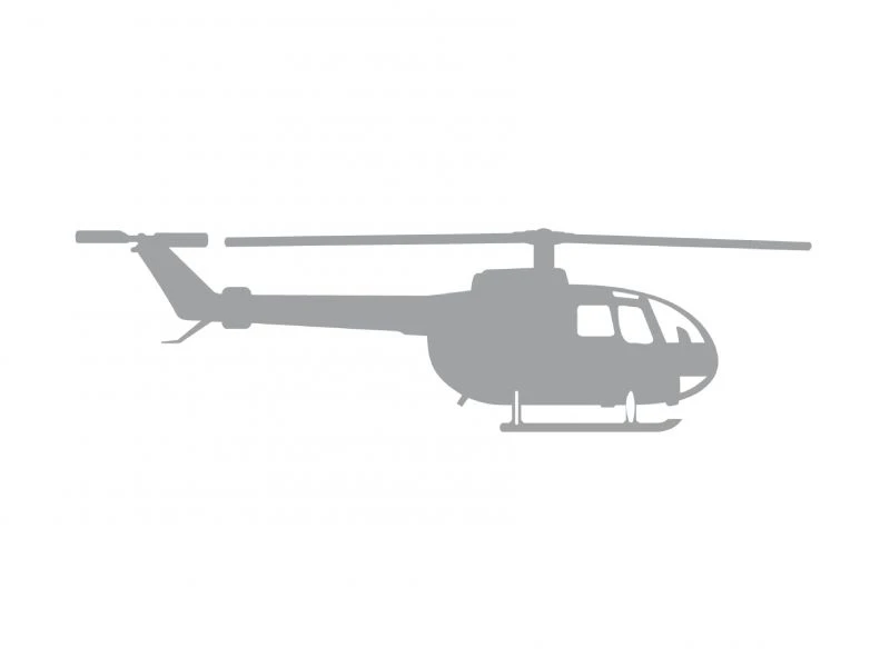 Car Sticker BO 105 Silver 3 Car Sticker BO 105 Silver