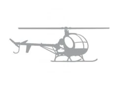 Car Sticker Schweizer 300 C Silver