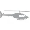 Car Sticker Jet Ranger Silver -Vario Helicopter Store 37012 0