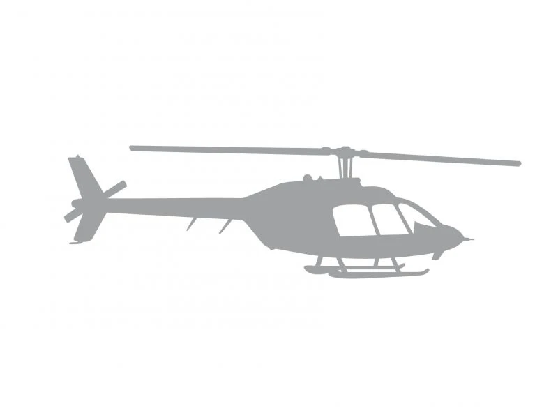 Car Sticker Jet Ranger Silver 3 Car Sticker Jet Ranger Silver