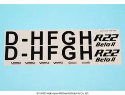 Decal Sheet Robinson R22