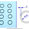 O-ring 2 X 19 Mm Soft 1 O-ring 2 X 19 Mm Soft -Vario Helicopter Store 74 18 0