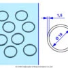 O-ring 1.5 X 19 Mm Soft