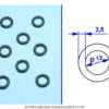 O-ring 3.5 X 12 Mm Hard 1 O-ring 3.5 X 12 Mm Hard -Vario Helicopter Store 74 21 0