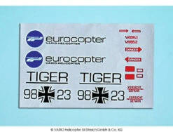 Decal Sheet TIGER, Black